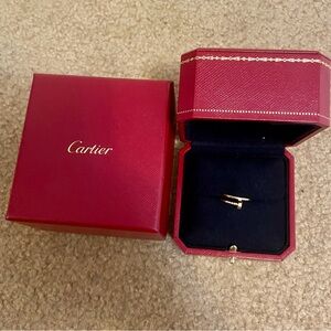 Cartier Juste un clou rose gold ring size 54 (6.75)
